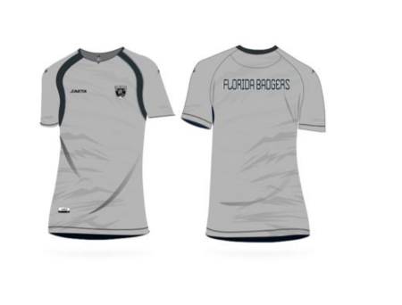 Florida Badgers Official Jersey – Performance Edition (Black, Grey, White) - Image 3